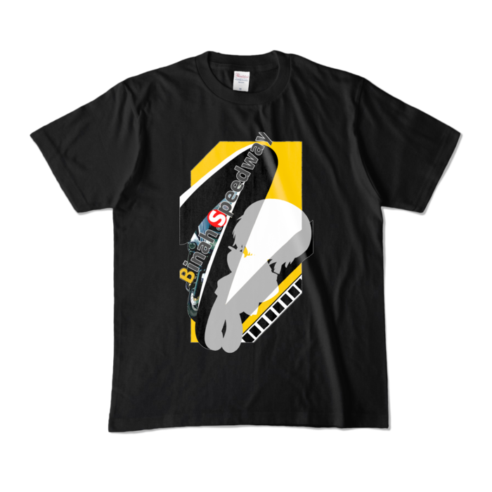 シルエットTシャツ - M - ブラック (濃色)