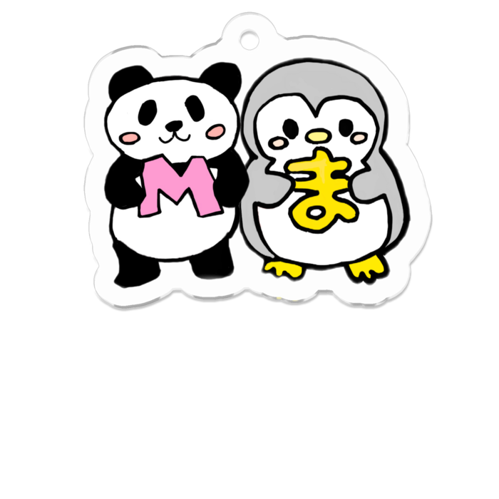 アクリルキーホルダー - 50 x 50 (mm)