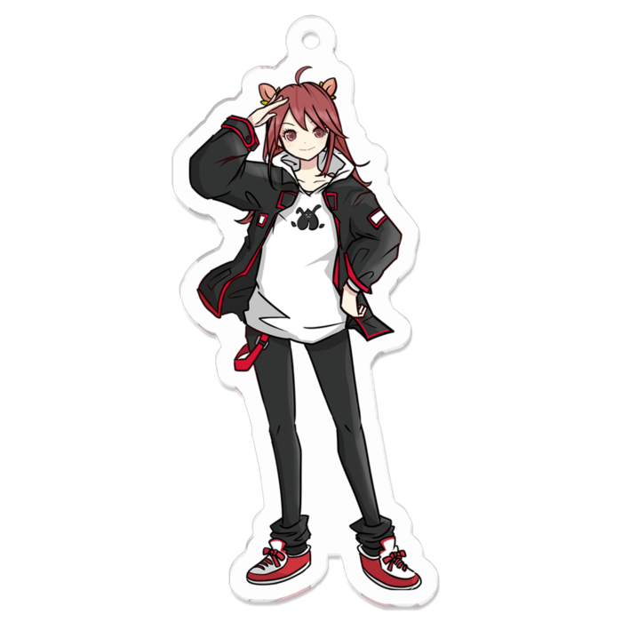 アクリルキーホルダー（コーティング） - 70 x 70 (mm)