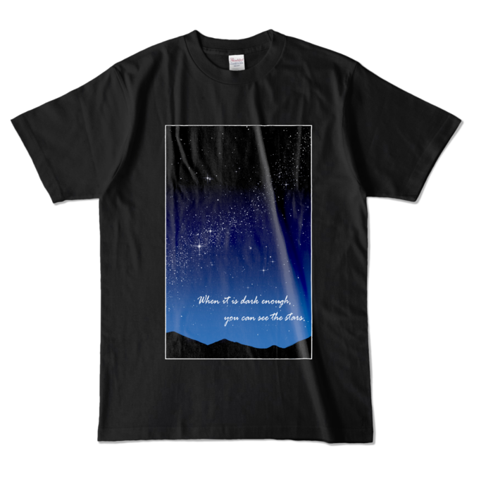 カラーTシャツ - L - ブラック (濃色)