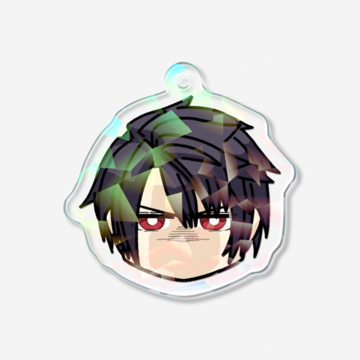 ホログラムアクリルキーホルダー - 50 × 50mm