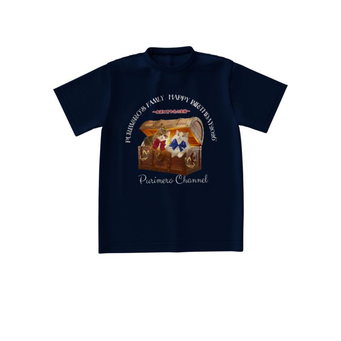 ビッグシルエットTシャツ - S - ネイビー