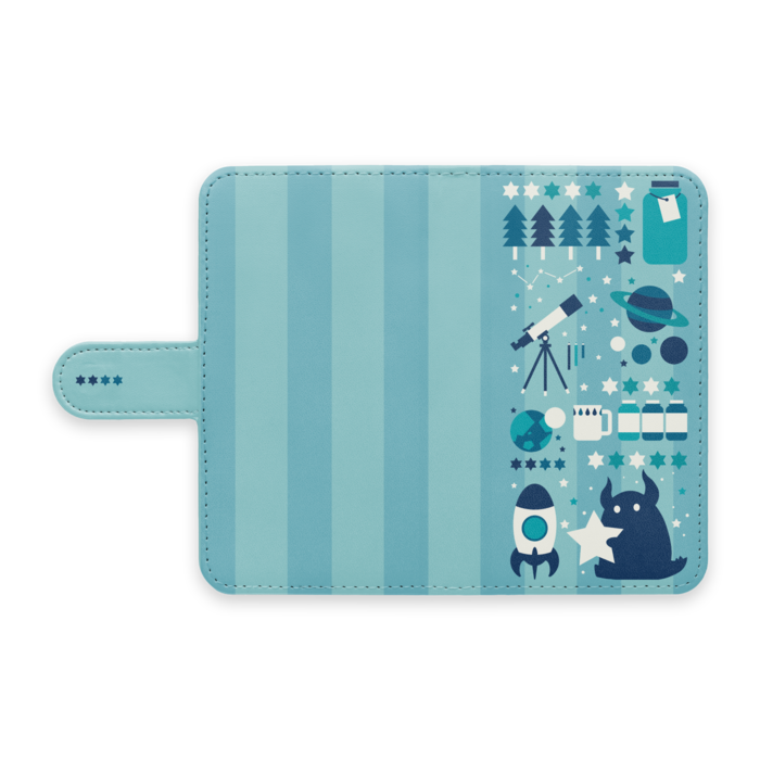 手帳型Androidケース - S - ストラップ穴 なし