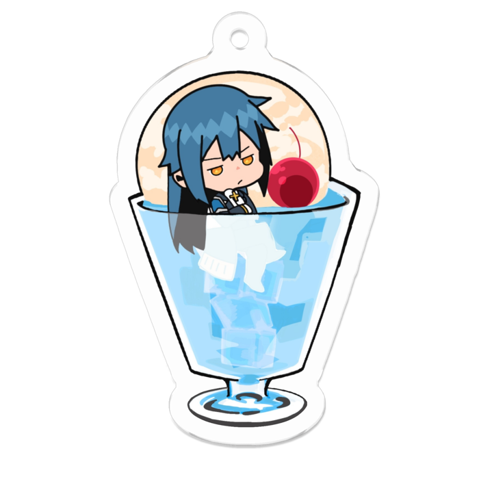 アクリルキーホルダー - 50 x 50 (mm)