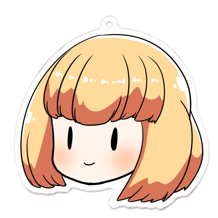 アクリルキーホルダー - 70 x 70 (mm)