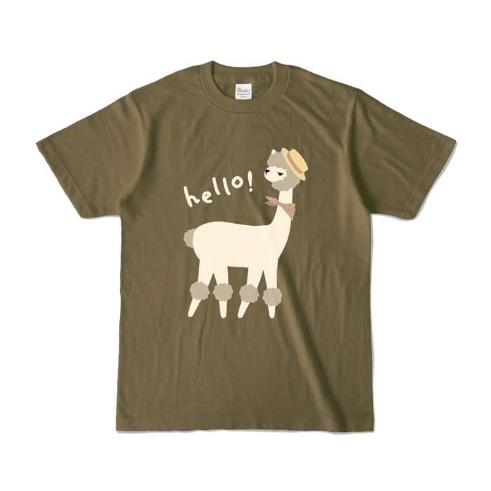カラーTシャツ - S - オリーブ (濃色)