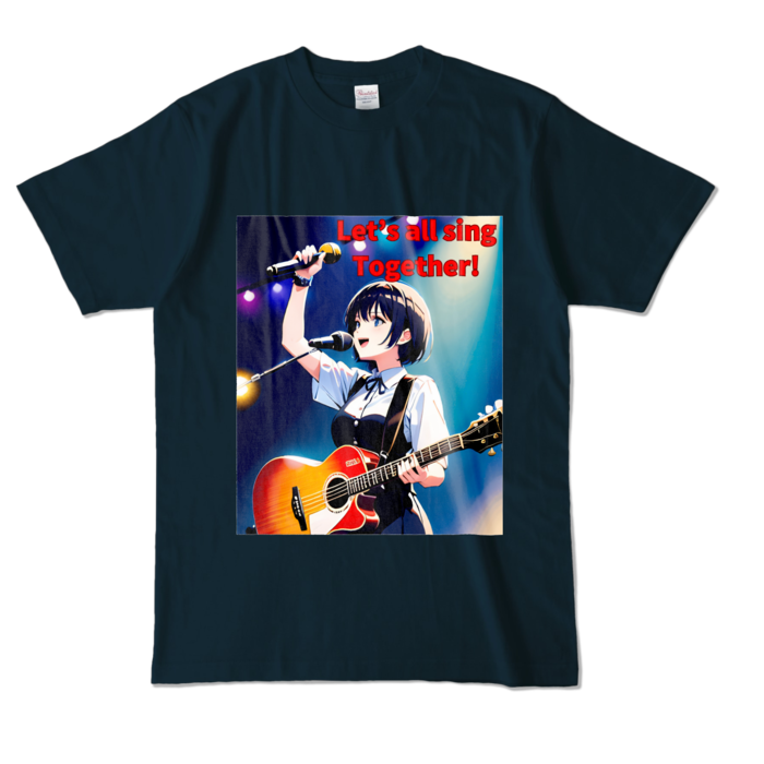 カラーTシャツ - L - ネイビー (濃色)