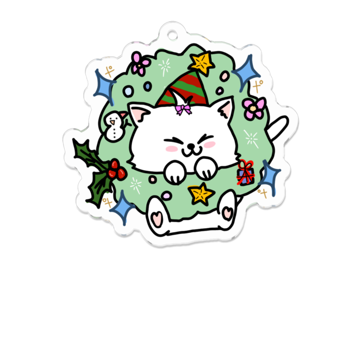 アクリルキーホルダー - 70 x 70 (mm)