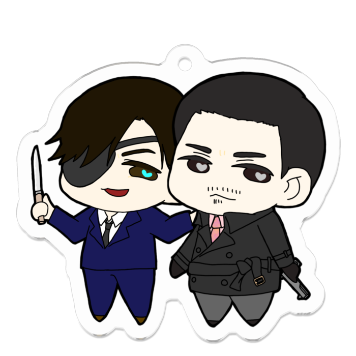 アクリルキーホルダー - 50 x 50 (mm)