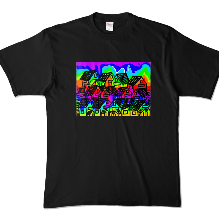 カラーTシャツ - XL - ブラック (濃色)
