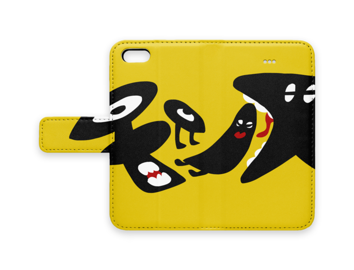 手帳型iPhoneケース - iPhone 5 / 5s / SE - ストラップ穴 なし