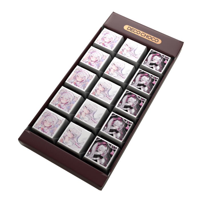 DECOチョコ - 列ごとにデザイン