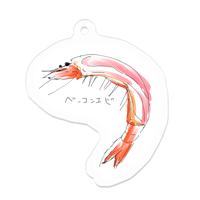 アクリルキーホルダー - 50 x 50 (mm)