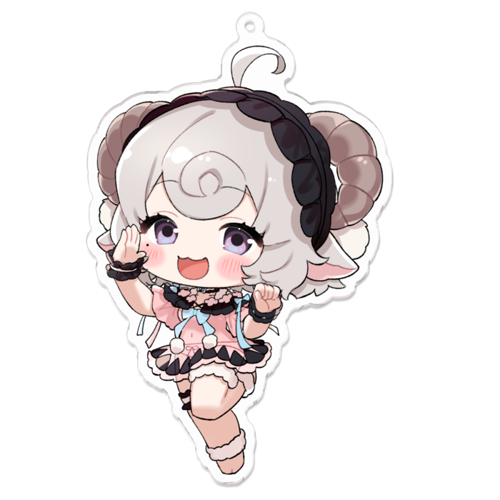 アクリルキーホルダー - 100 x 100 (mm)