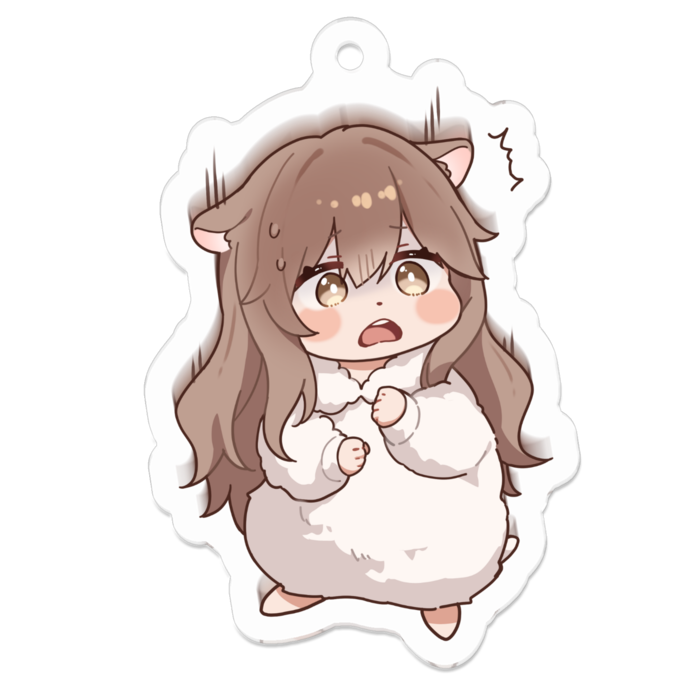 アクリルキーホルダー - 50 x 50 (mm)