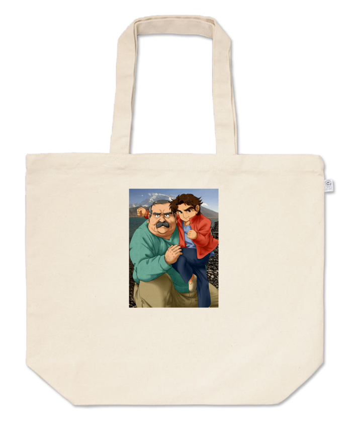 トートバッグ - L - プリント面積中 - ナチュラル