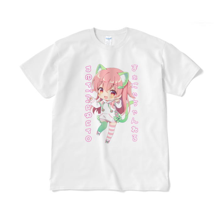 まぁにゃTシャツ - XL - ホワイト