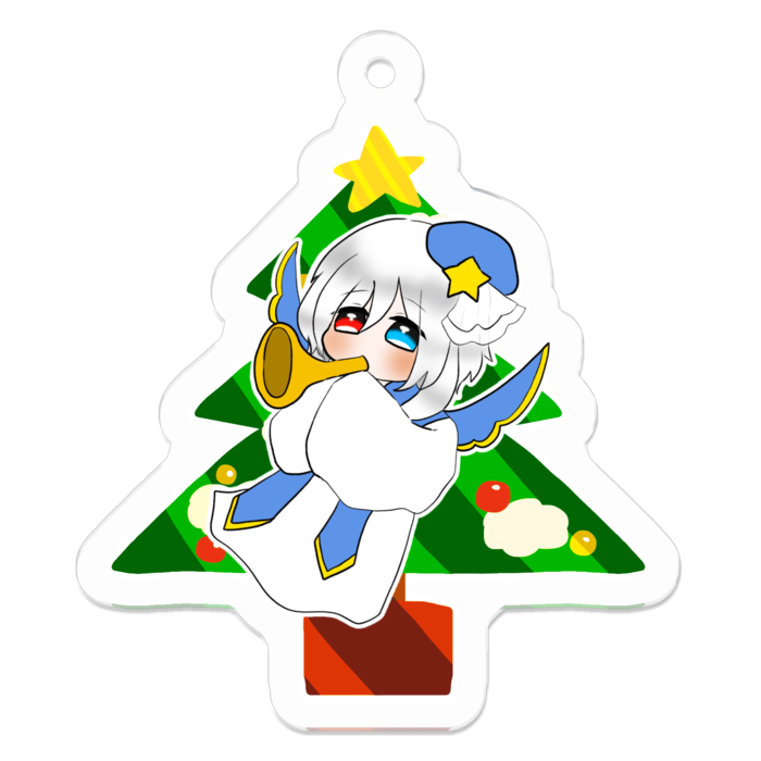 アクリルキーホルダー - 50 x 50 (mm)