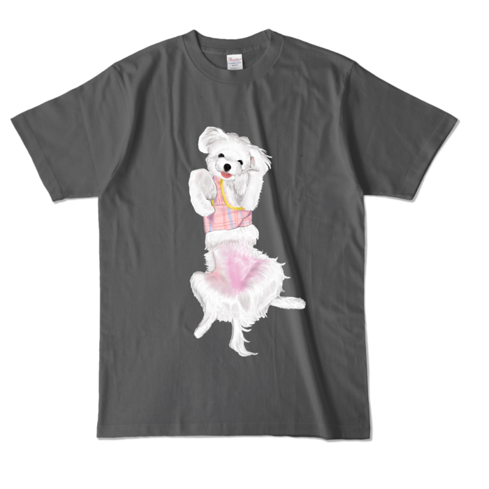 カラーTシャツ - L - チャコール (濃色)