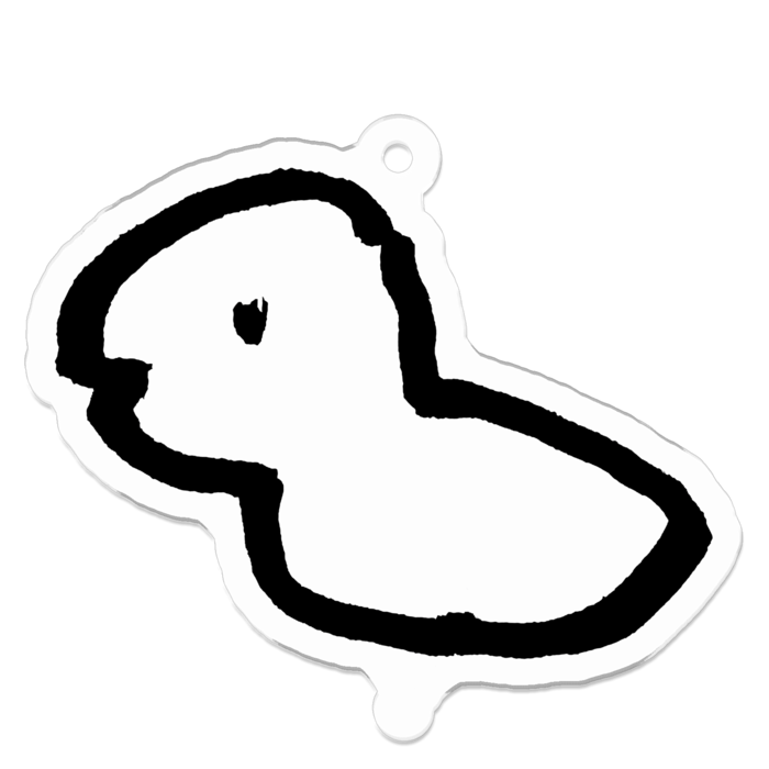 アクリルキーホルダー - 50 x 50 (mm)