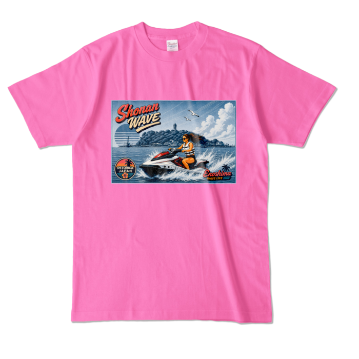 カラーTシャツ - L - ピンク (濃色)