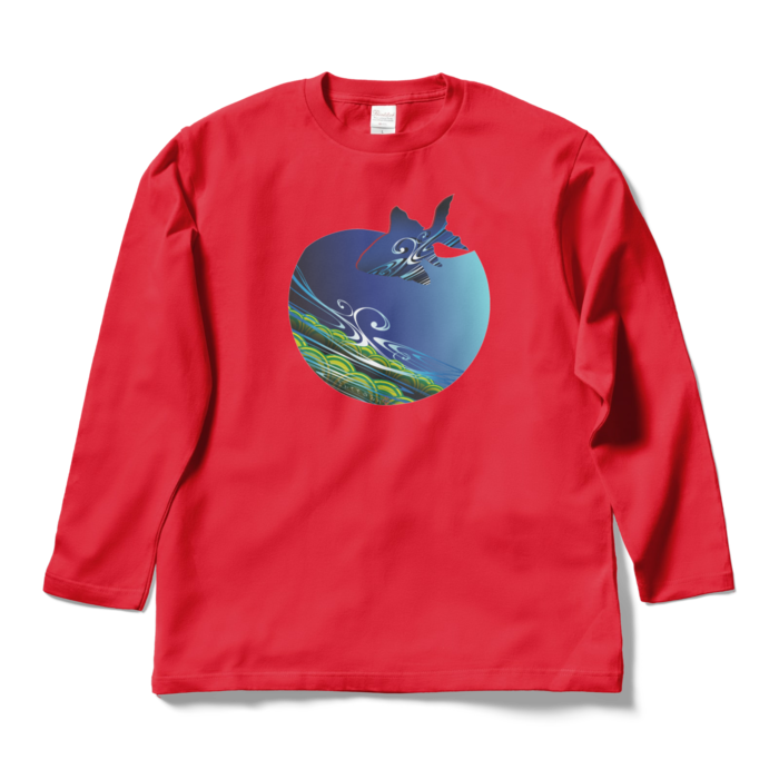 ロングスリーブTシャツ - L - レッド