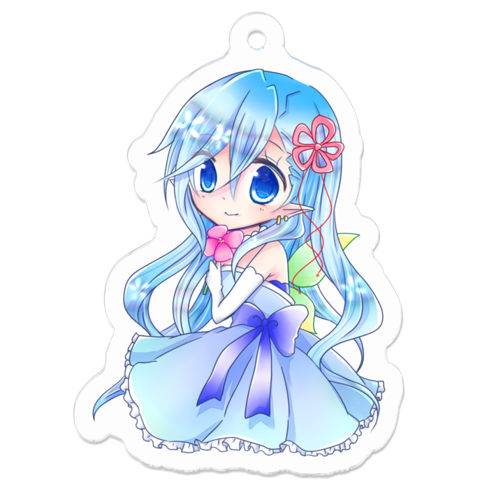 アクリルキーホルダー - 50 x 50 (mm)