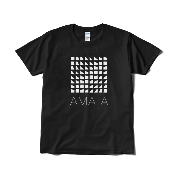 AMATAロゴTシャツ - L - 黒