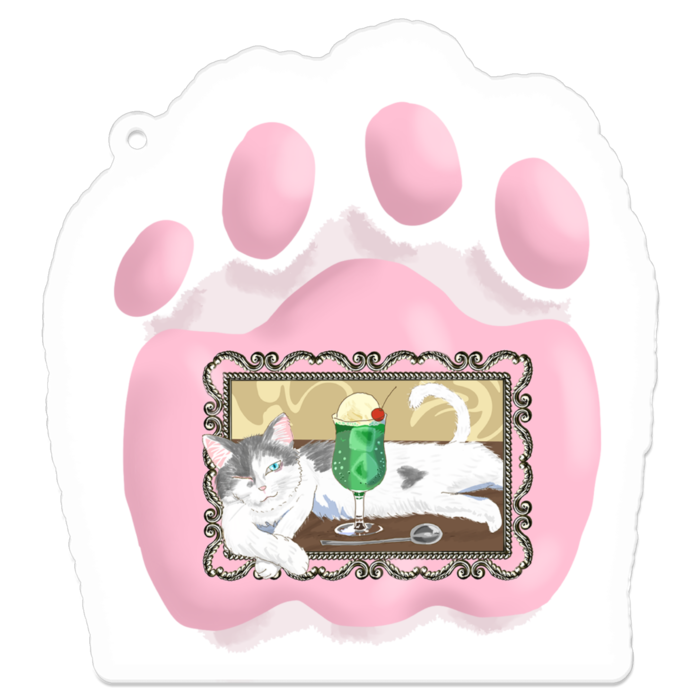 アクリルキーホルダー - 70 x 70 (mm)
