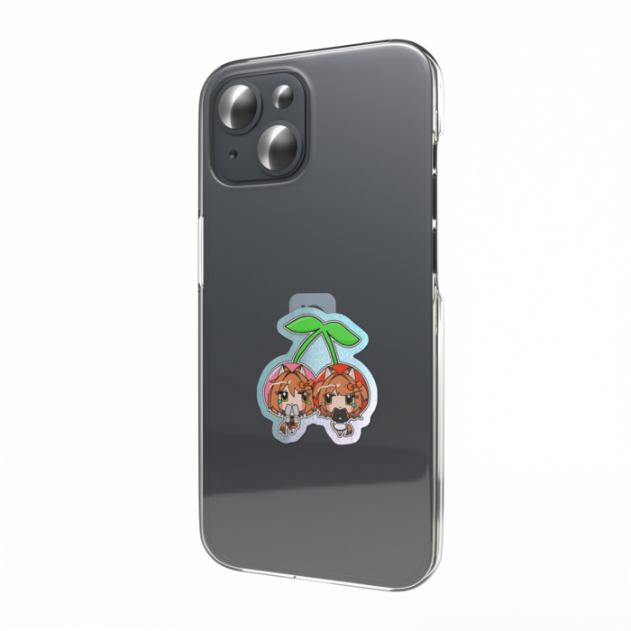 オーロラスマホステッカー - 縦