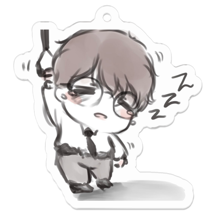 アクリルキーホルダー - 50 x 50 (mm)