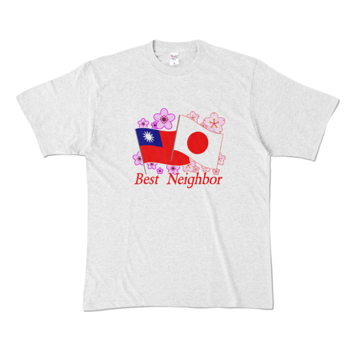 カラーTシャツ - XL - アッシュ (淡色)