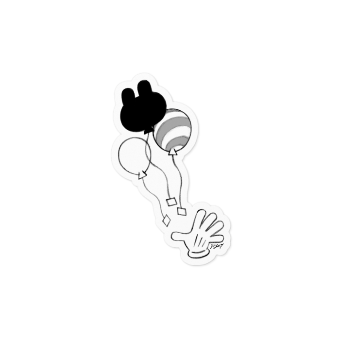 ステッカー - 100 x 100 (mm)