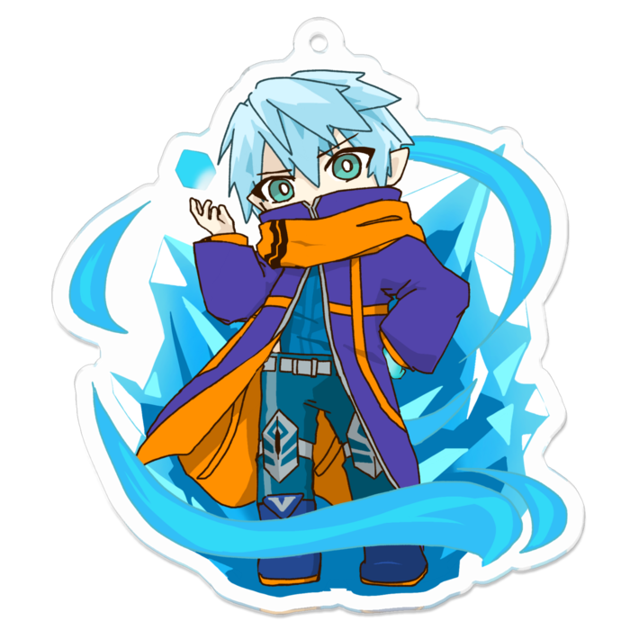 アクリルキーホルダー - 70 x 70 (mm)