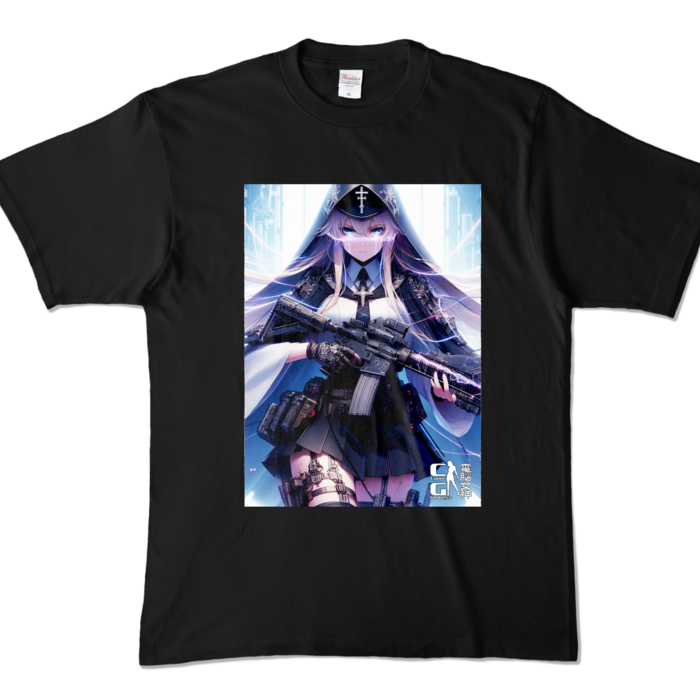 カラーTシャツ - XL - ブラック (濃色)