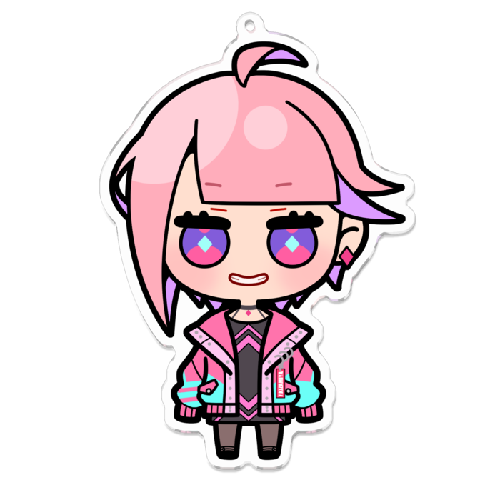 アクリルキーホルダー - 100 x 100 (mm)