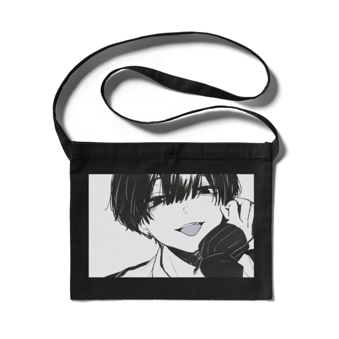 サコッシュ ましろくん 創作雑貨 2 00 A M Booth