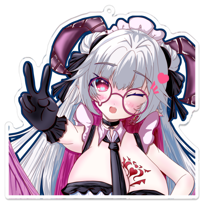 アクリルキーホルダー - 100 x 100 (mm)