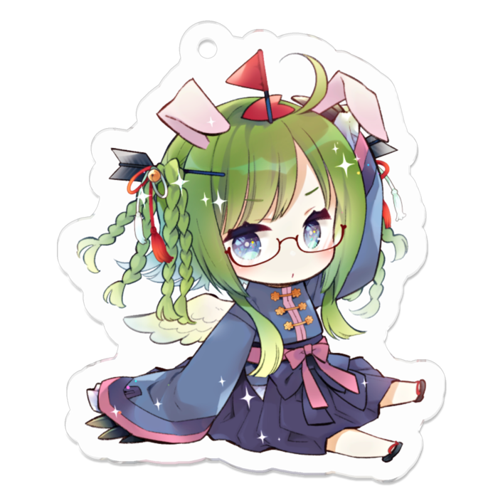 アクリルキーホルダー - 50 x 50 (mm)