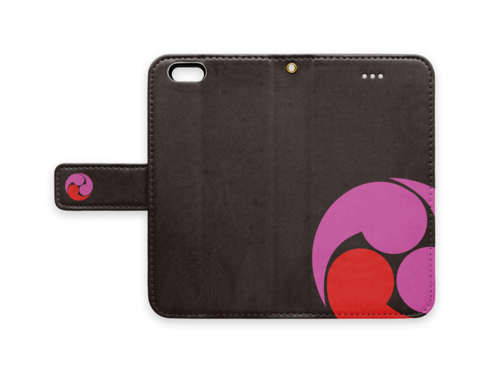 手帳型iPhoneケース - iPhone6 - ストラップ穴 あり