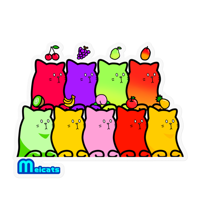 ステッカー - 100 x 100 (mm)