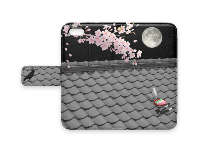 手帳型iPhoneケース - iPhone 5 / 5s / SE - ストラップ穴 あり
