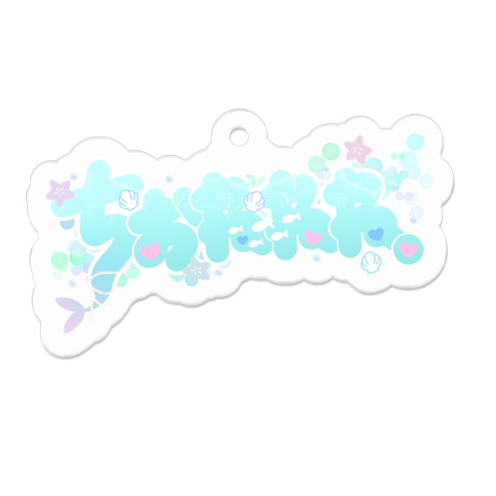 アクリルキーホルダー - 50 x 50 (mm)