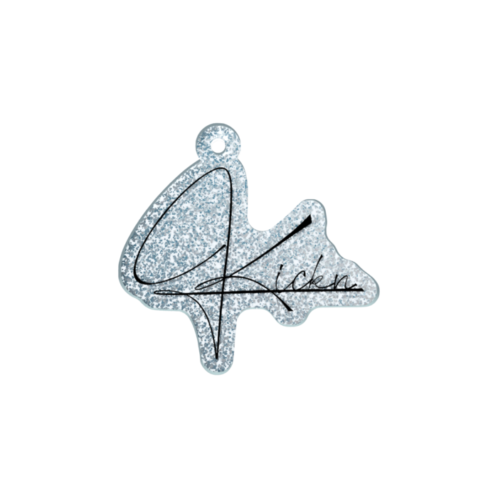 ラメアクリルキーホルダー - 50 × 50mm