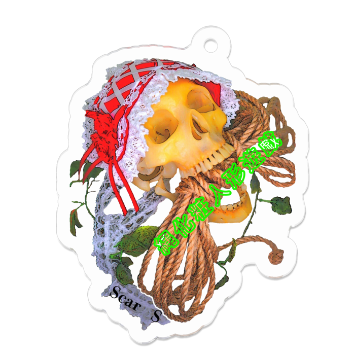 アクリルキーホルダー(コーティング) - 50 x 50 (mm)