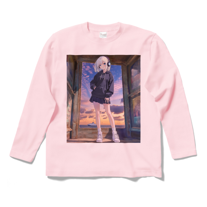 ロングスリーブTシャツ - S - ライトピンク