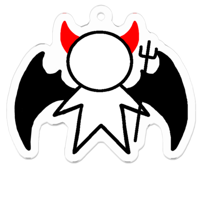 アクリルキーホルダー - 50 x 50 (mm)