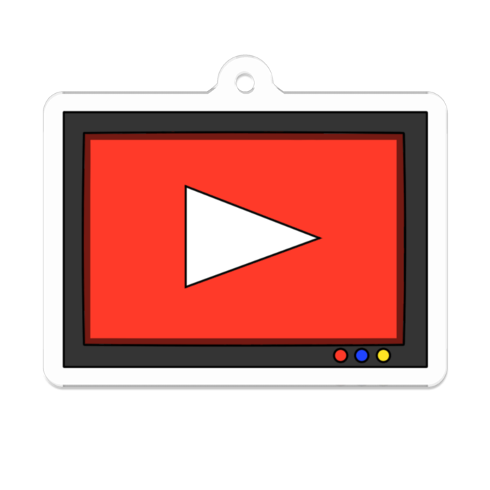 アクリルキーホルダー - 50 x 50 (mm)