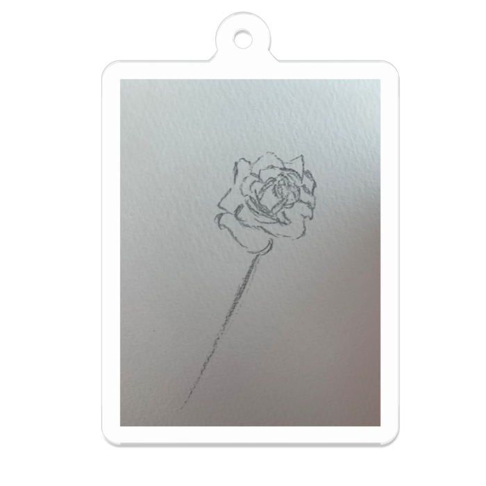 アクリルキーホルダー(コーティング) - 50 x 50 (mm)
