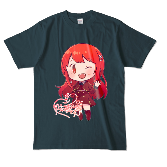 カラーTシャツ - L - デニム (濃色)